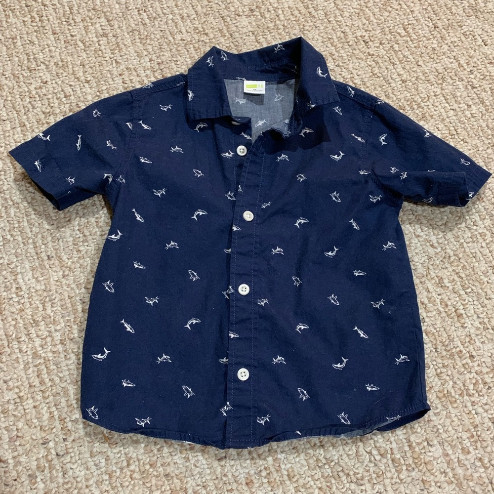 Shark Button-Down Shirt